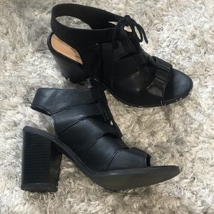 Soda Open Toed Heels